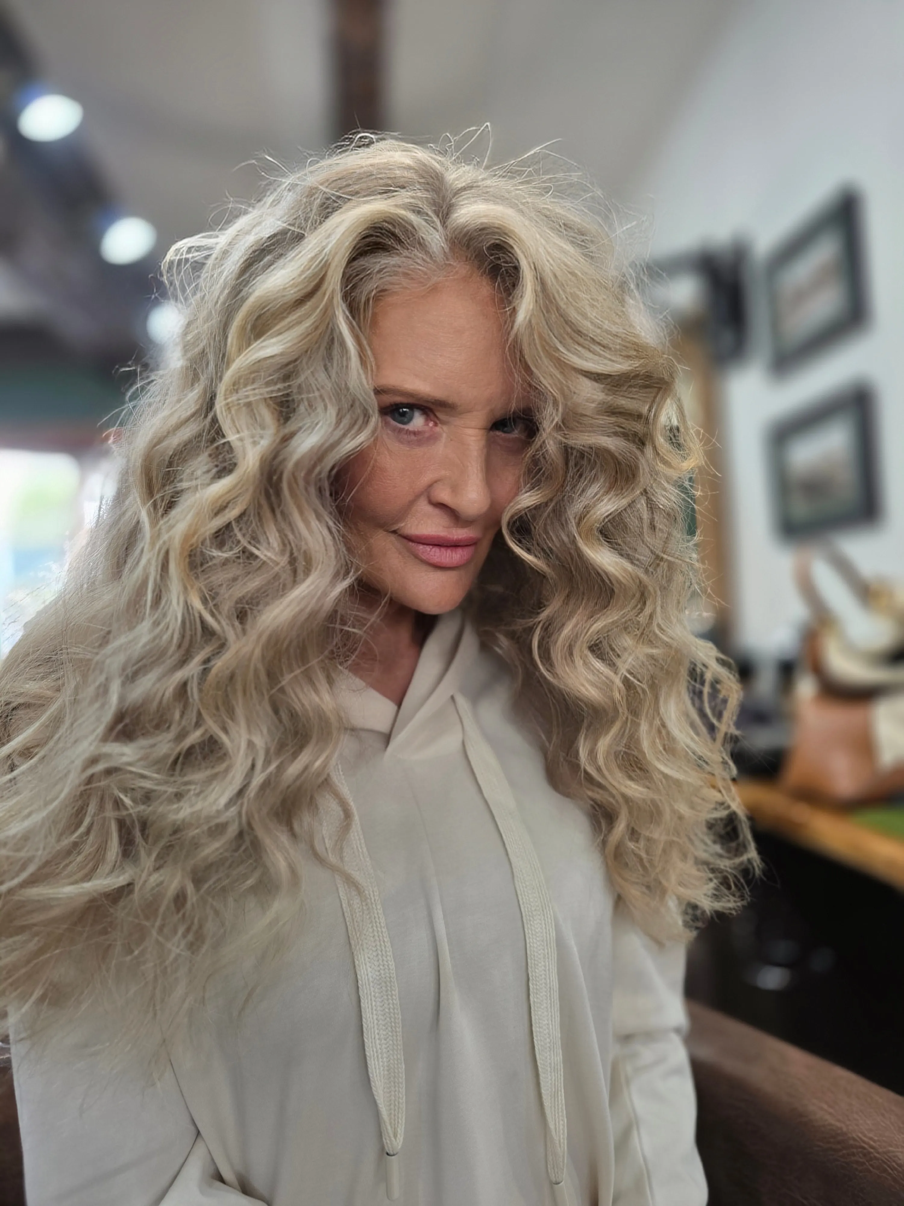 Hair styling by Jerry Nolan