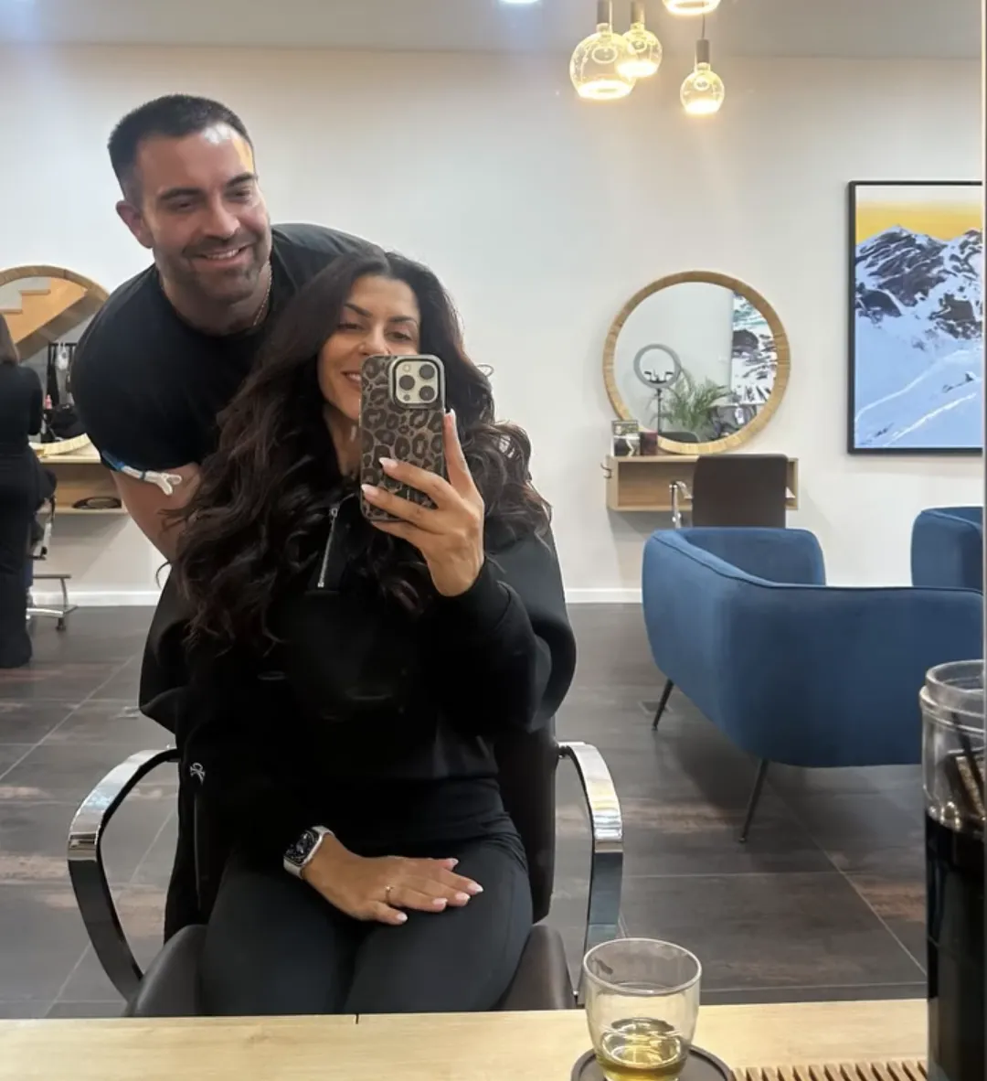 Hair styling by Jerry Nolan