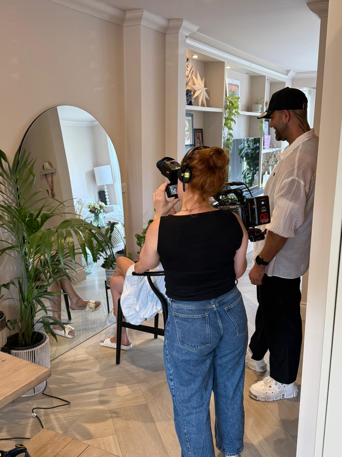 Hair styling by Jerry Nolan